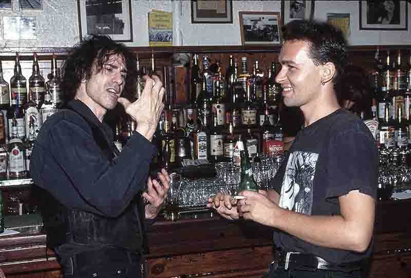 Peter Wolf former J Geils Band frontman and Likewolf in an Irish Pub in Boston