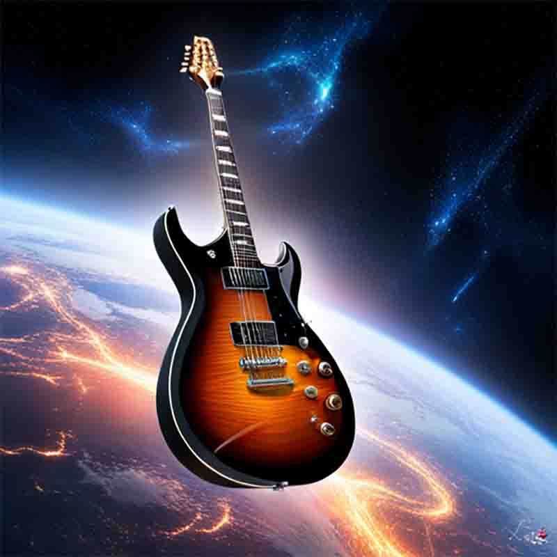 A space floating electric guitar style rock album by Likewolf.